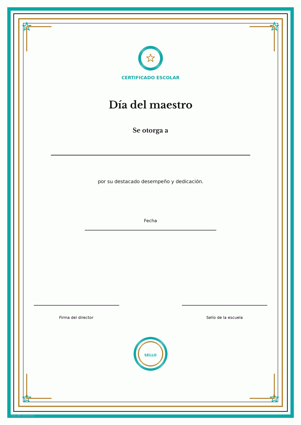 Día del maestro