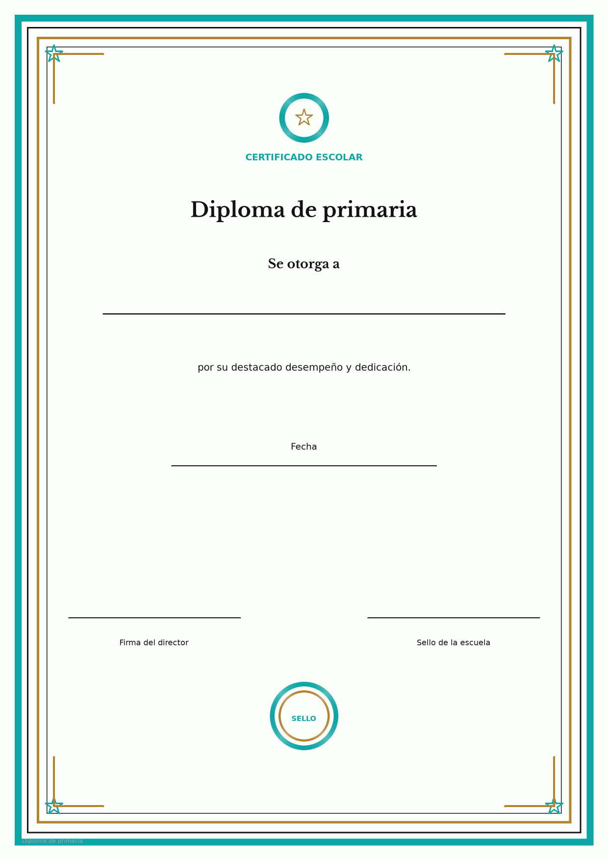 Diploma de primaria