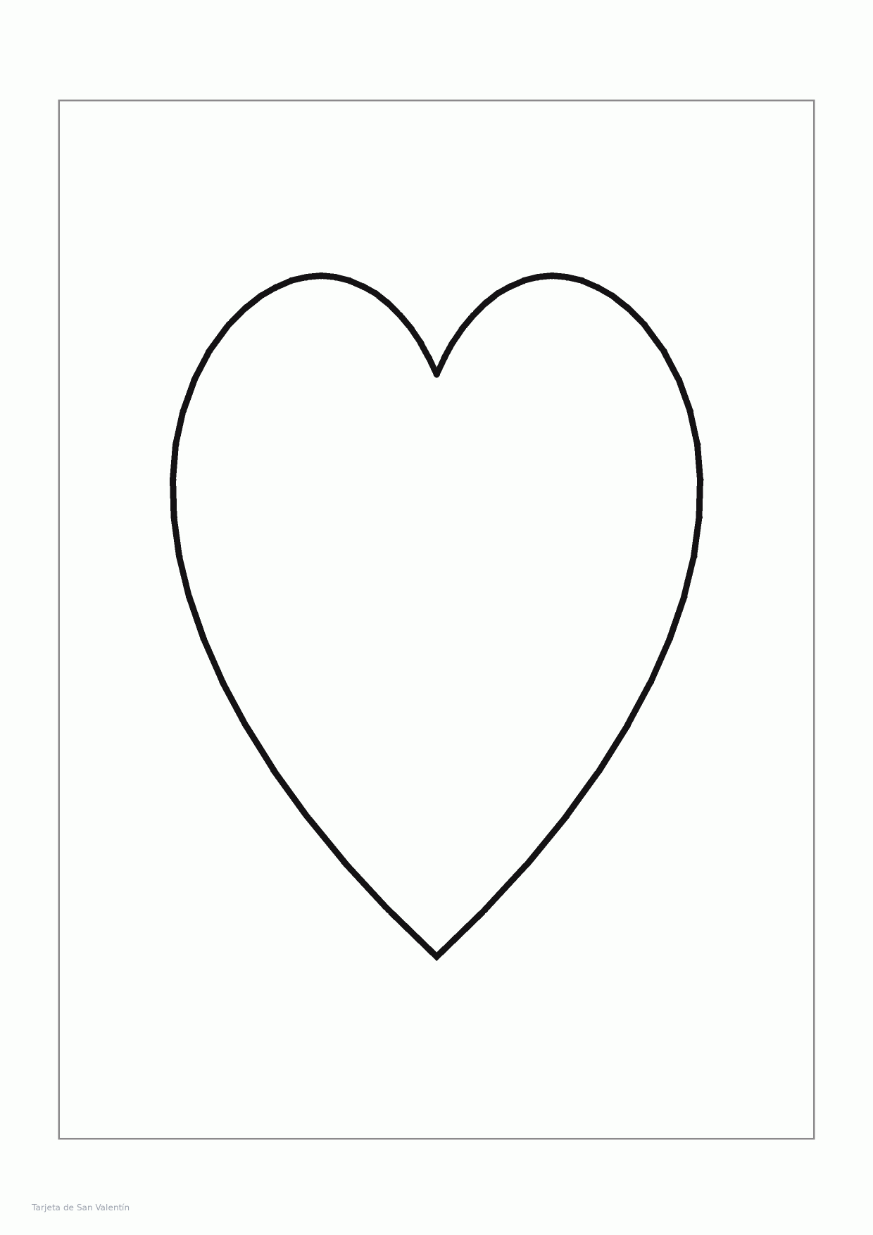 Tarjeta de San Valentín